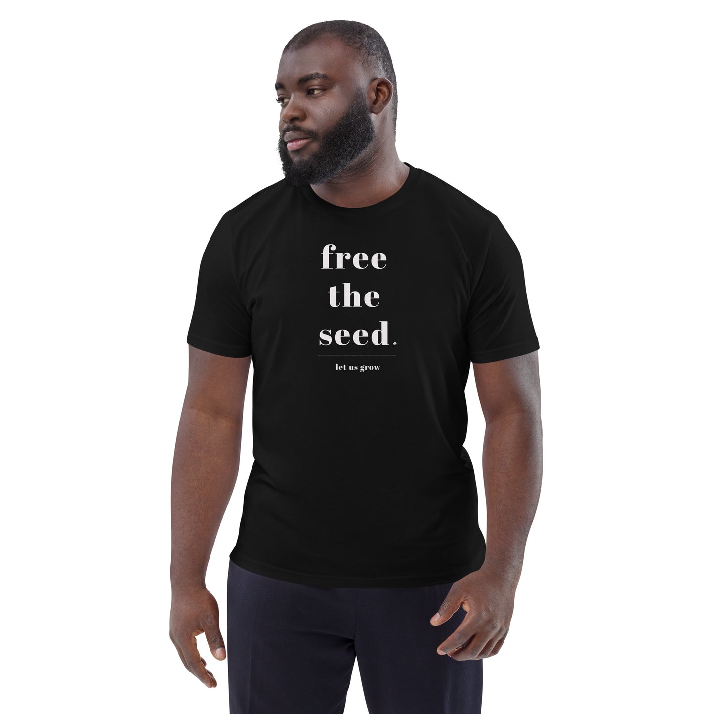 "Free the Seed" Unisex Organic Cotton T-Shirt