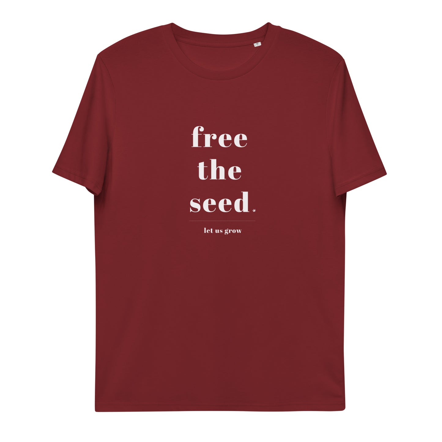 "Free the Seed" Unisex Organic Cotton T-Shirt